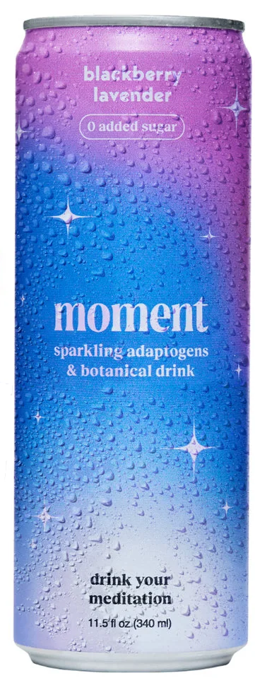Moment's Blackberry Lavendar Adaptogenic drink